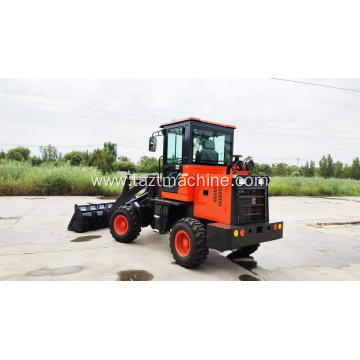 Wheel loader with quick attachment change system